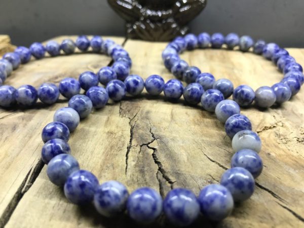 Bracelet élastique en perle de Sodalite naturelle