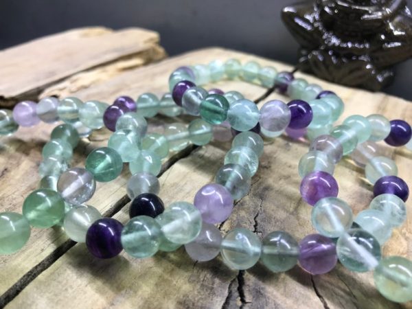 Bracelet de perle en fluorite naturelle