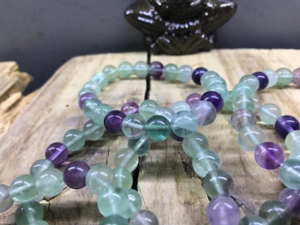 Bracelet de perle en fluorite naturelle
