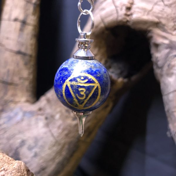 Pendule / Sodalite /Symbole du 6ème chakra ' Ajna '